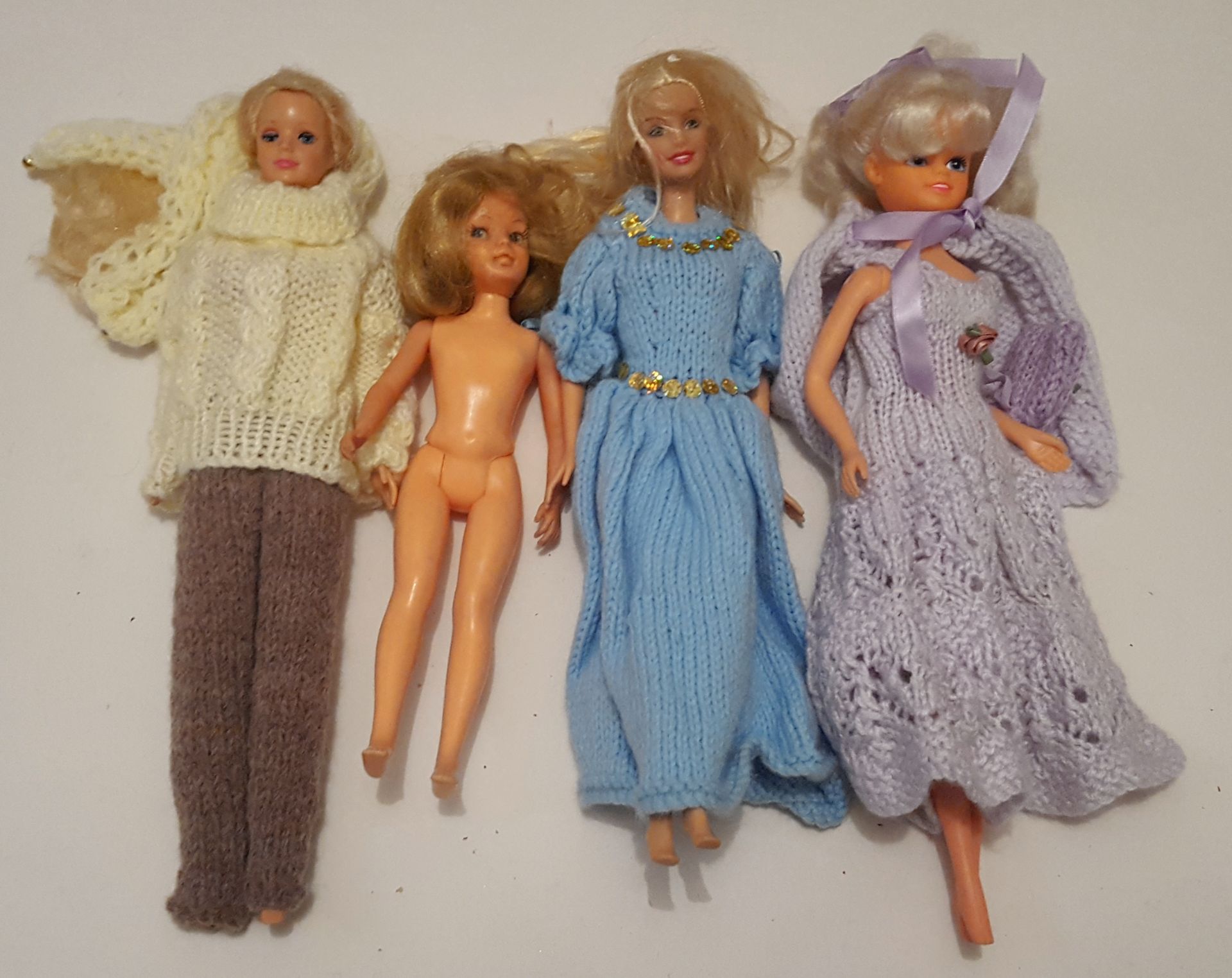 Vintage Retro 4 x Collectors Dolls Ideal Mattel & Delavennat c1960's & 1990's NO RESERVE