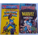 Vintage Retro 5 Assorted Comic Annuals Includes Marvel, Mattell & Walt Disney