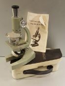 Vintage Retro Regent Scientific Microscope in Original Case NO RESERVE