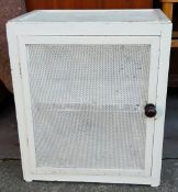 Vintage Retro Meat Safe Painted White NO RESERVE
