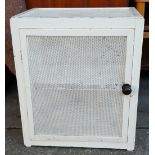 Vintage Retro Meat Safe Painted White NO RESERVE