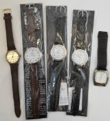 Vintage Wrist Watches 1 x Carvel 17 Jewels 3 x Eiger & 1 x Limit