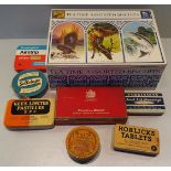 Vintage Retro 8 Collectable Tins NO RESERVE