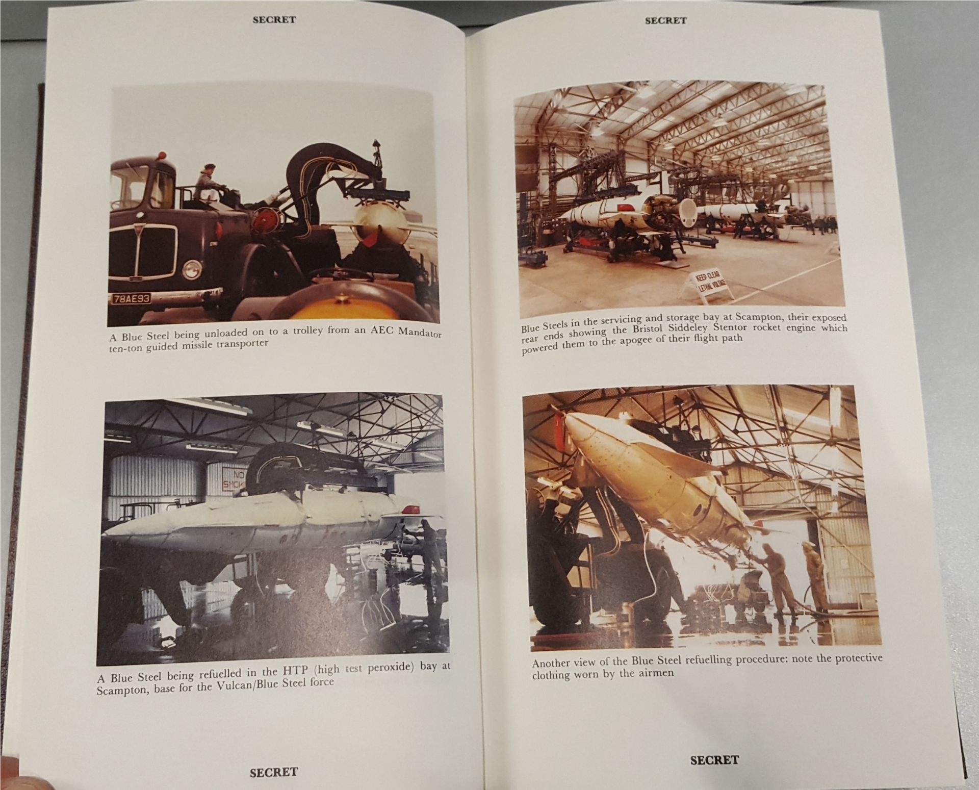 Vintage Militaria 1st Proof Ed Book Was Designated Secret The RAF Strategic Nuclear Deterrent Forces - Image 11 of 13