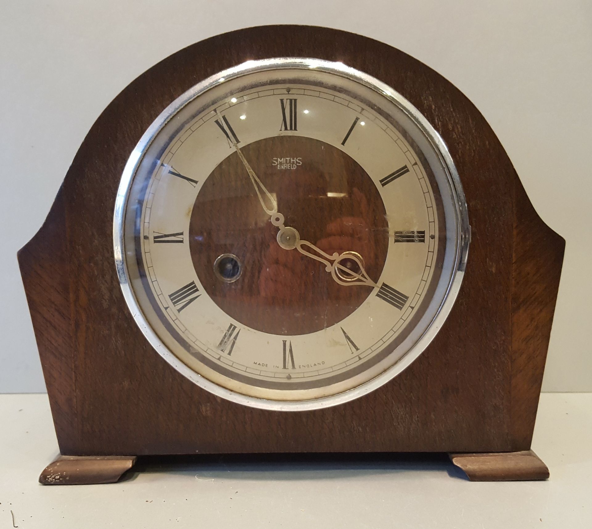 Vintage 2 x Smith Enfield Mantle Clocks - Bild 3 aus 3