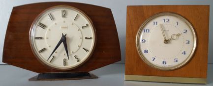 Vintage Retro Metamec Mantle Clock & Smiths Mantle Clock