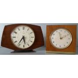 Vintage Retro Metamec Mantle Clock & Smiths Mantle Clock