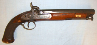 1821-1868 English .700 Bore Percussion Duelling / Holster Pistol By Andrews Pall Mall London.