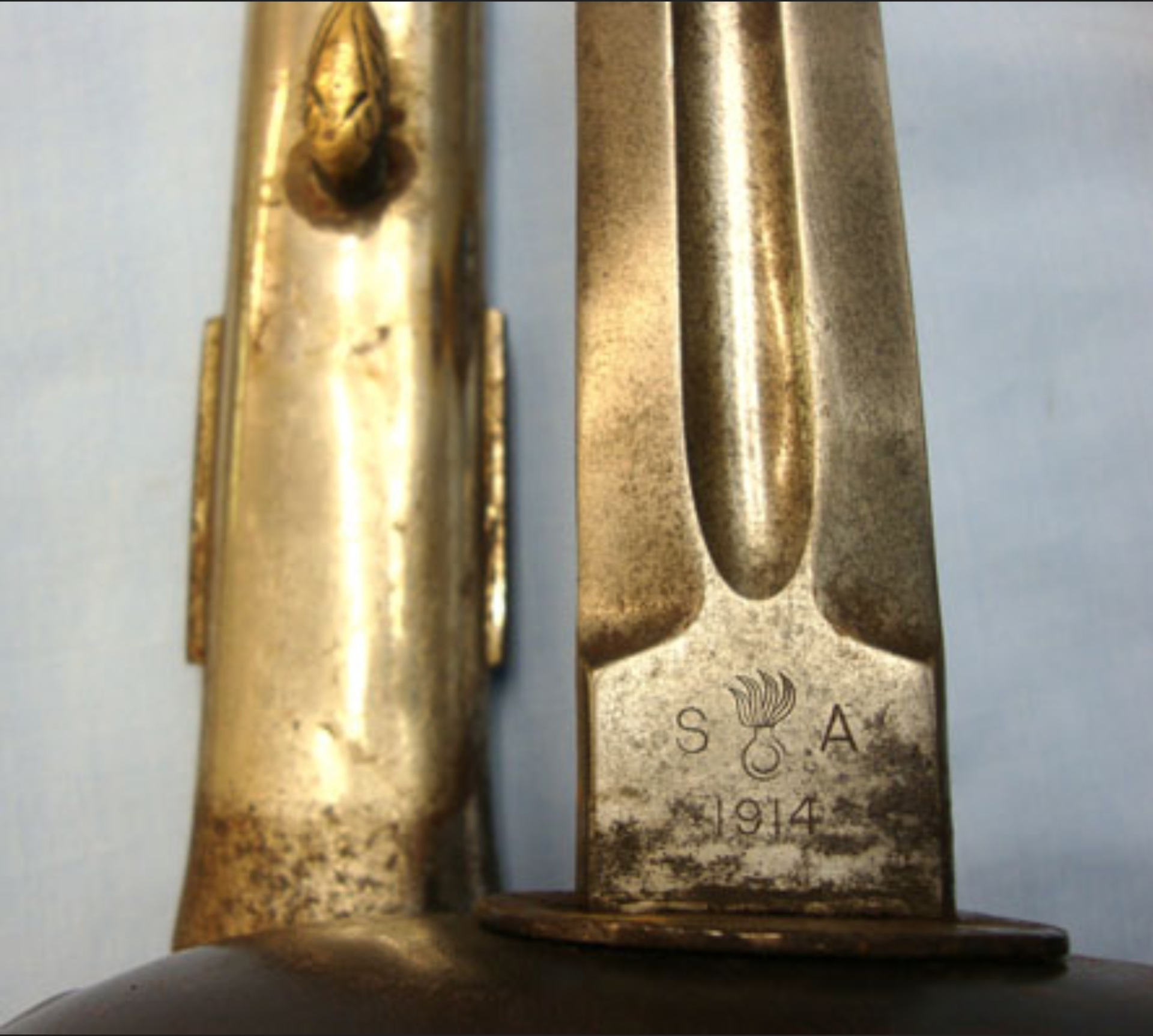 American WW1 Pattern 1913 Patton 1914 Dated Cavary Trooper's Sabre - Image 3 of 3