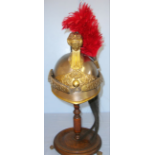 French Model 1882, WW1 Era Cuirassier Cavalry Regiment Helmet With Plume & Horse Hair Mane