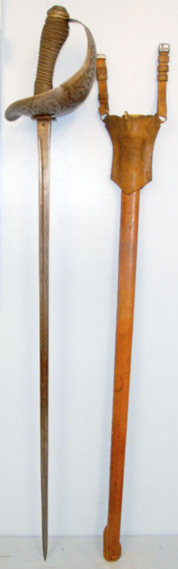 WW1 British Henry Wilkinson Pall Mall London 1912 Pattern Heavy Cavalry Troopers Sword - Bild 2 aus 3