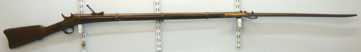 U.S. Remington, 1870's Swedish Contract Rolling Block 11mm Rifle & Bayonet.