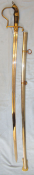 WW2 Turkish Army Officer's Dress Sword With Etched Blade 'Ankara H-O 1.3.1940'