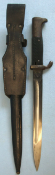 Reichs Finance Adminstration (Customs) M98 Dress Bayonet With Scabbard & 1940 Dated Leather Frog.