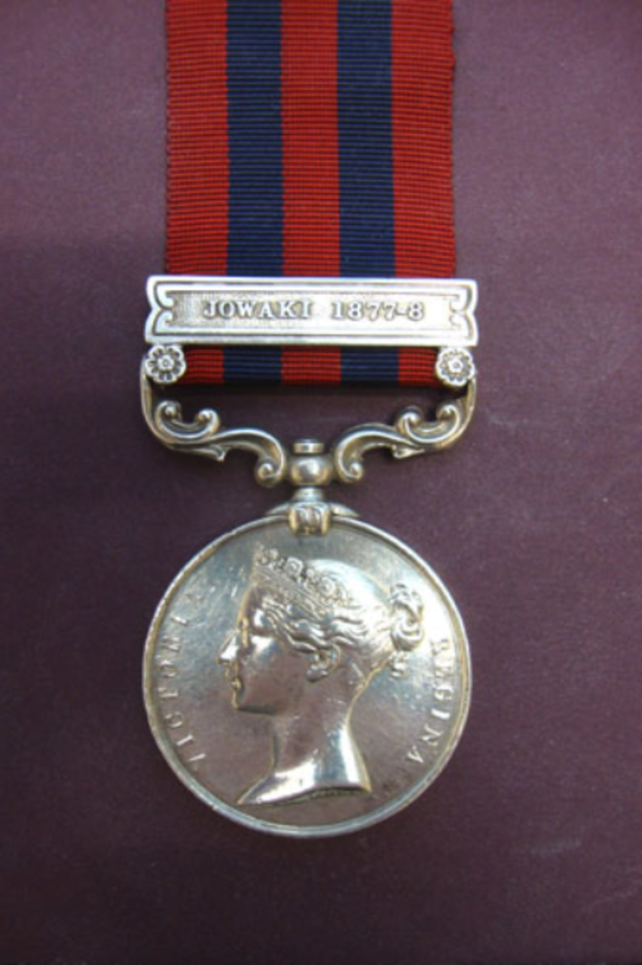 India General Service Medal With Jowaki 1877-8 Clasp To Nicholas Roads