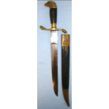 RARE, C1895 Original Imperial German Naval (Kaiserliche Marine) Officer's Dirk By Herder Solingen