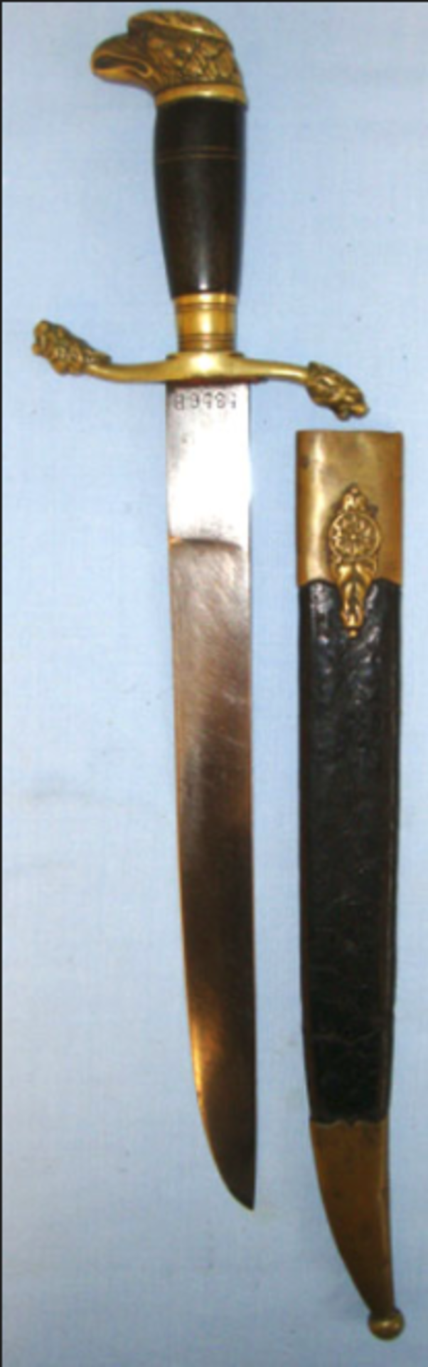 RARE, C1895 Original Imperial German Naval (Kaiserliche Marine) Officer's Dirk By Herder Solingen