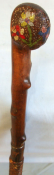 19th Century Gentleman's Briar Sword Stick With Pierced Rapier Form Blade.