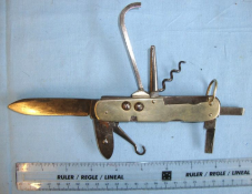 Boer War Era British Cavalry Horseman's Folding Knife By Harrods Ltd Brompton Road