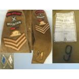 British WW2 1943 Dated Battledress To A Sergeant In The Royal Artillery