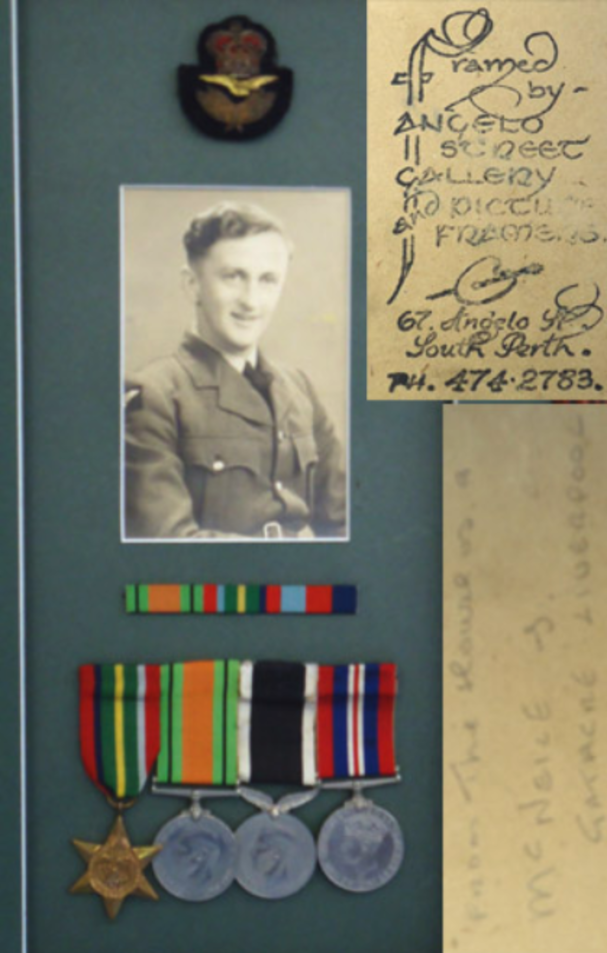 Framed Group Of Medals To A New Zealand Airman - Image 3 of 3