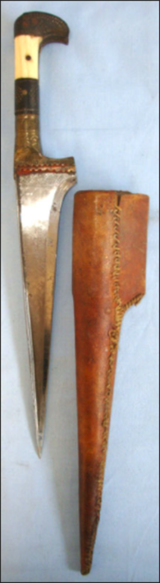 C1860 Victorian Era North West Frontier pesh-kabz / Khyber Armour Piercing Indian / Afghan Knife