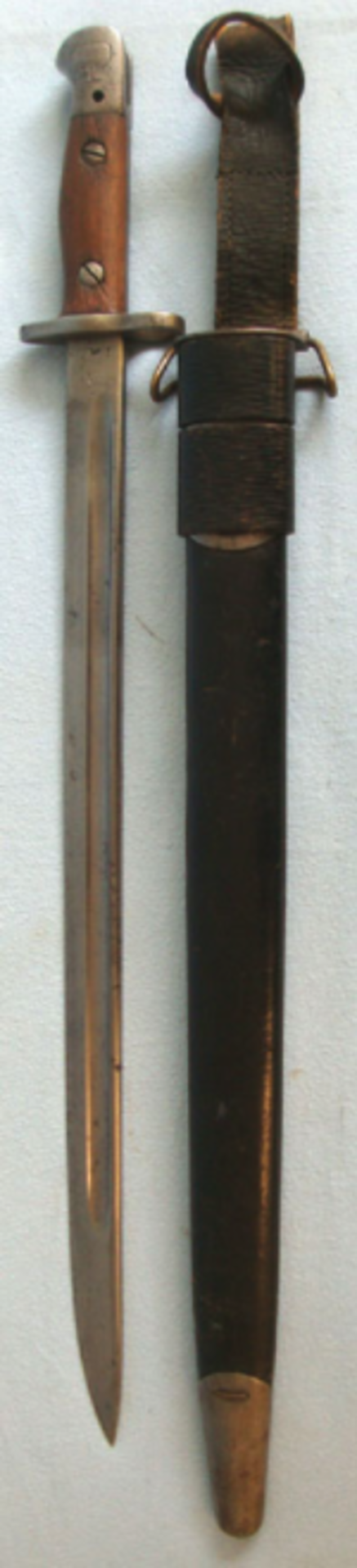 WW1 RAF 1907 Pattern Bayonet By Wilkinson In 1917 Pattern Scabbard & Frog.