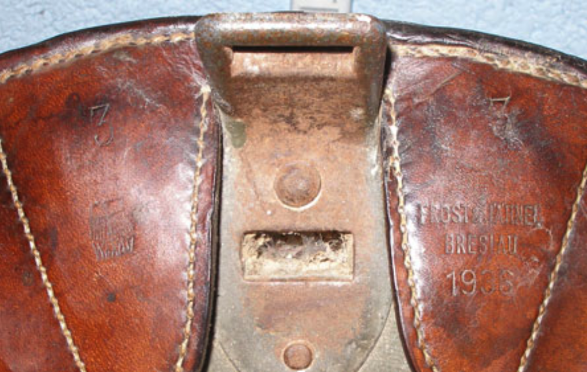 1936 German Military Leather Cavalry Saddle. - Image 2 of 3