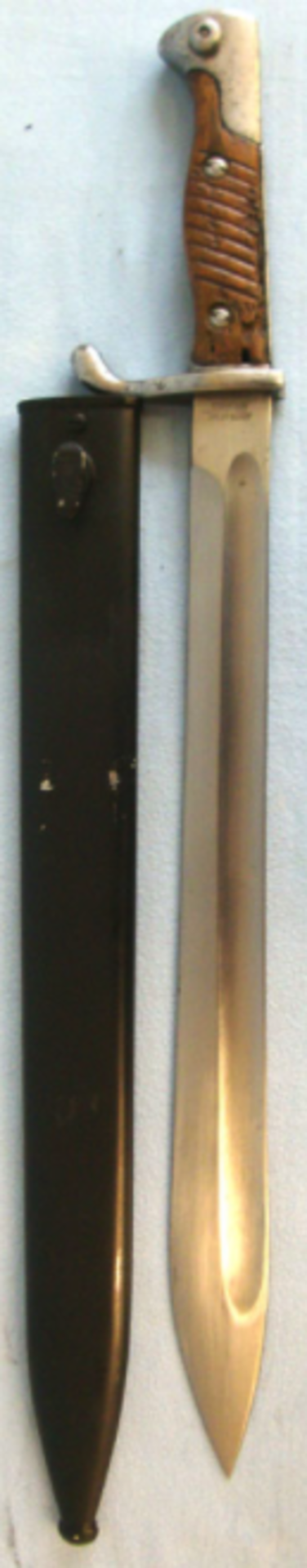 German Model 1898/05 G98 Mauser 'Butcher' Bayonet By Joint Makers Henckels & Anker-Werke - Bild 2 aus 3