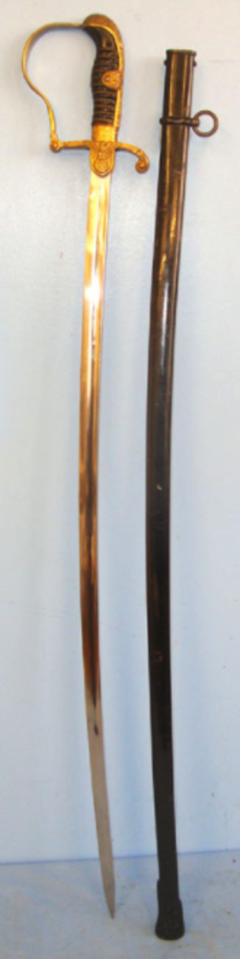 WW2 Era Nazi German Weyersberg Kirschbaum & Cie Solingen (WKC) German Army Officer's Sword - Bild 2 aus 3