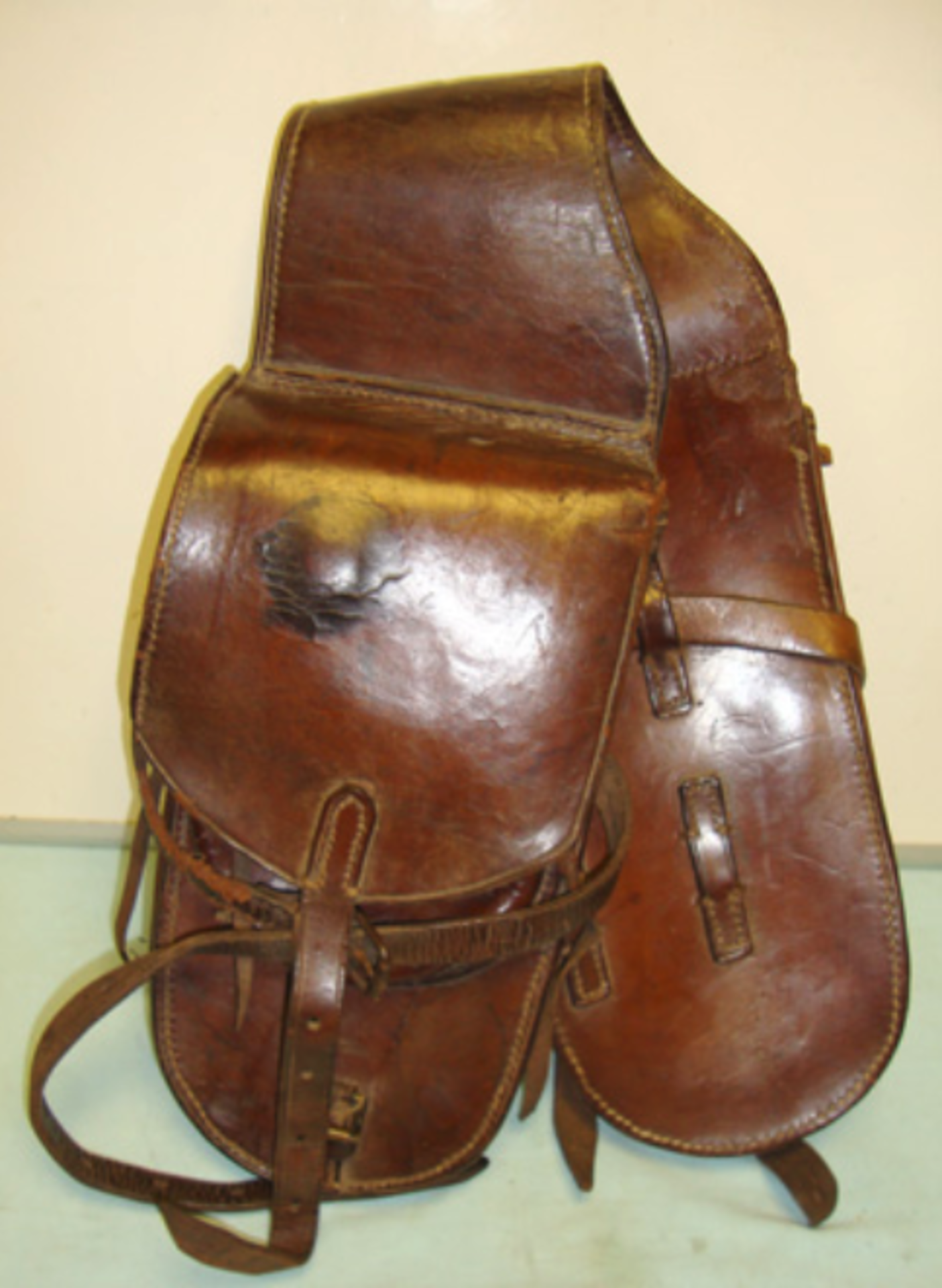 Pair of 1940 German Military Saddle Bags - Bild 3 aus 3