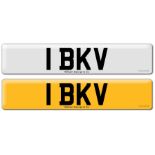 Registration on DVLA retention certificate, ready to transfer 1 BKV This number plate / registration