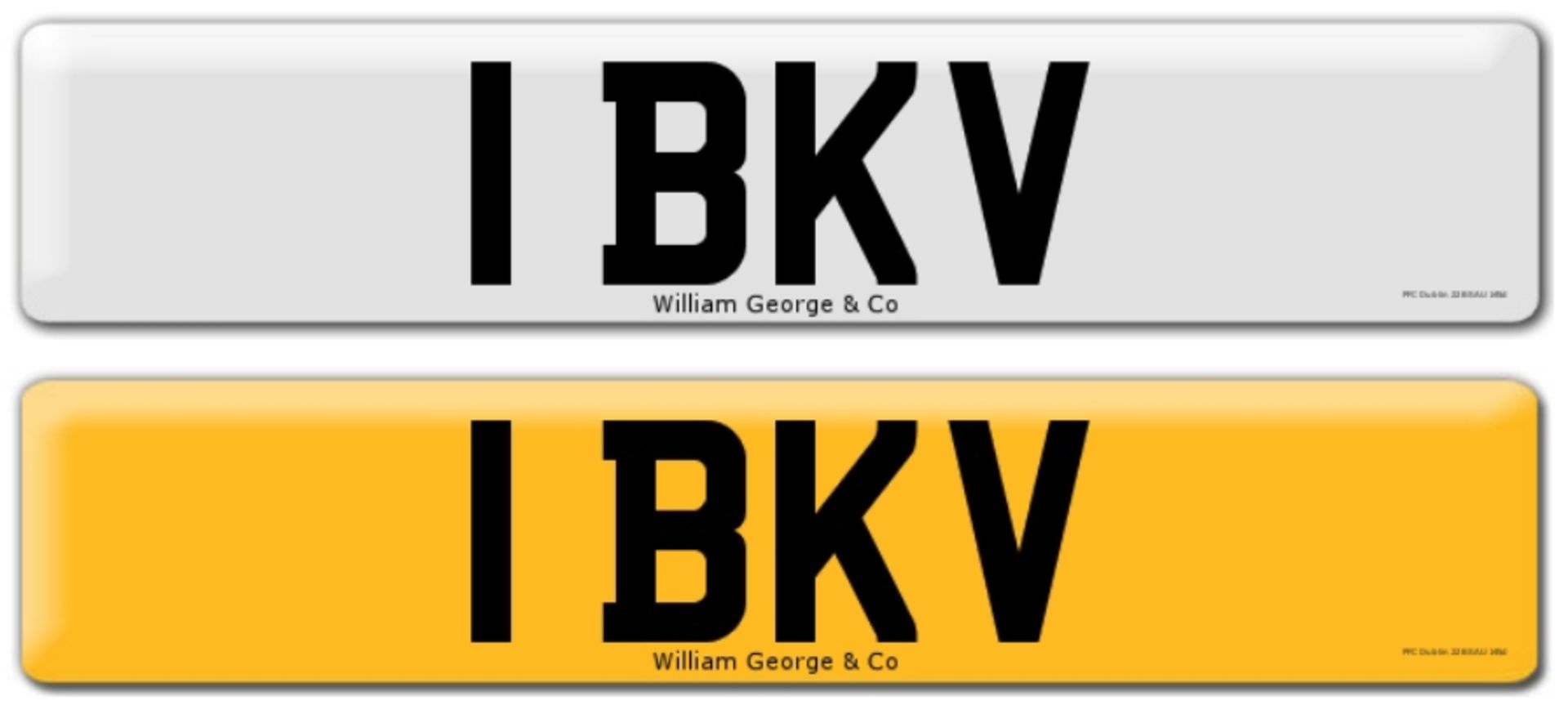 Registration on DVLA retention certificate, ready to transfer 1 BKV This number plate / registration