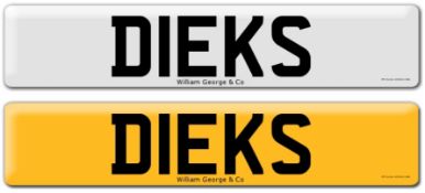 Registration on DVLA retention certificate, ready to transfer D1EKS, This number plate /