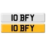 Registration on DVLA retention certificate, ready to transfer 10 BFY, This number plate /