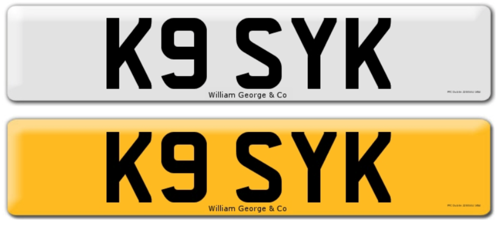 Registration on DVLA retention certificate, ready to transfer K9 SYK, This number plate /