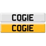 Registration on DVLA retention certificate, ready to transfer COG1E, This number plate /