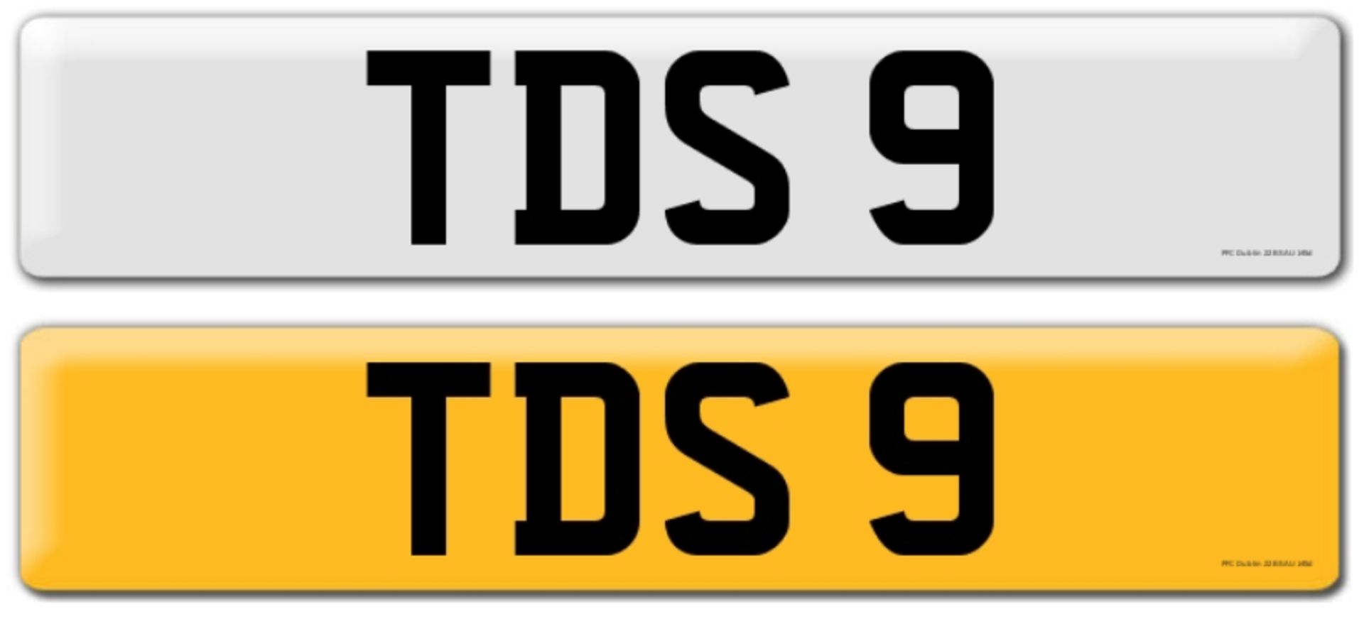 Registration on DVLA retention certificate, ready to transfer TDS 9, This number plate /
