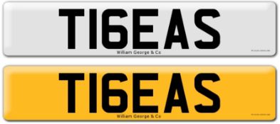 Registration on DVLA retention certificate, ready to transfer T16EAS This number plate /