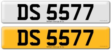 Registration on DVLA retention certificate, ready to transfer DS 5577 This number plate /