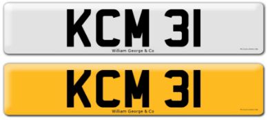 Registration on DVLA retention certificate, ready to transfer KCM 31 This number plate /