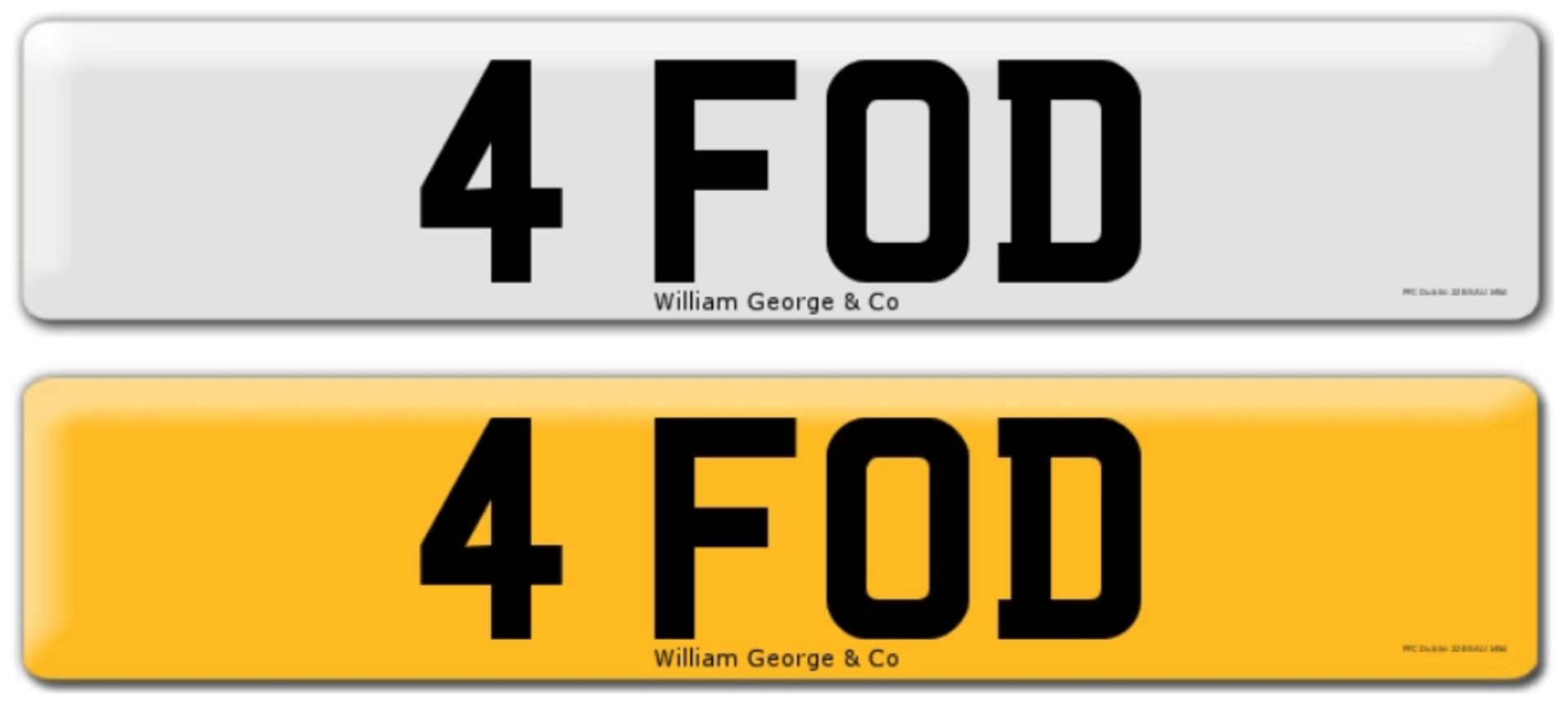 Registration on DVLA retention certificate, ready to transfer 4 FOD, This number plate /