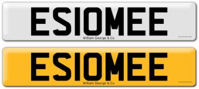Registration on DVLA retention certificate, ready to transfer ES10MEE, This number plate /