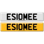 Registration on DVLA retention certificate, ready to transfer ES10MEE, This number plate /