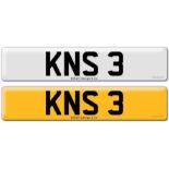 Registration on DVLA retention certificate, ready to transfer KNS 3 This number plate / registration