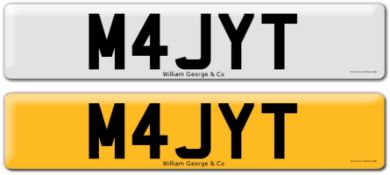 Registration on DVLA retention certificate, ready to transfer M4JYT This number plate / registration
