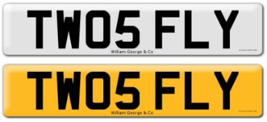 Registration on DVLA retention certificate, ready to transfer TW05 FLY, This number plate /