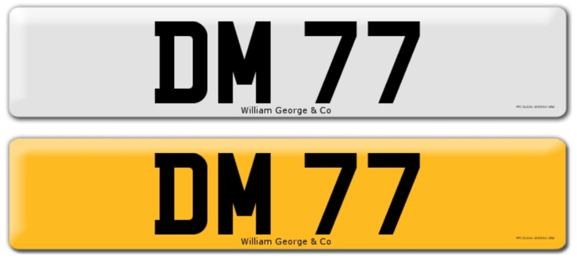 Registration on DVLA retention certificate, ready to transfer DM 77 This number plate / registration
