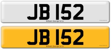 Registration on DVLA retention certificate, ready to transfer JB 152 This number plate /