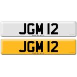 Registration on DVLA retention certificate, ready to transfer JGM 12, This number plate /